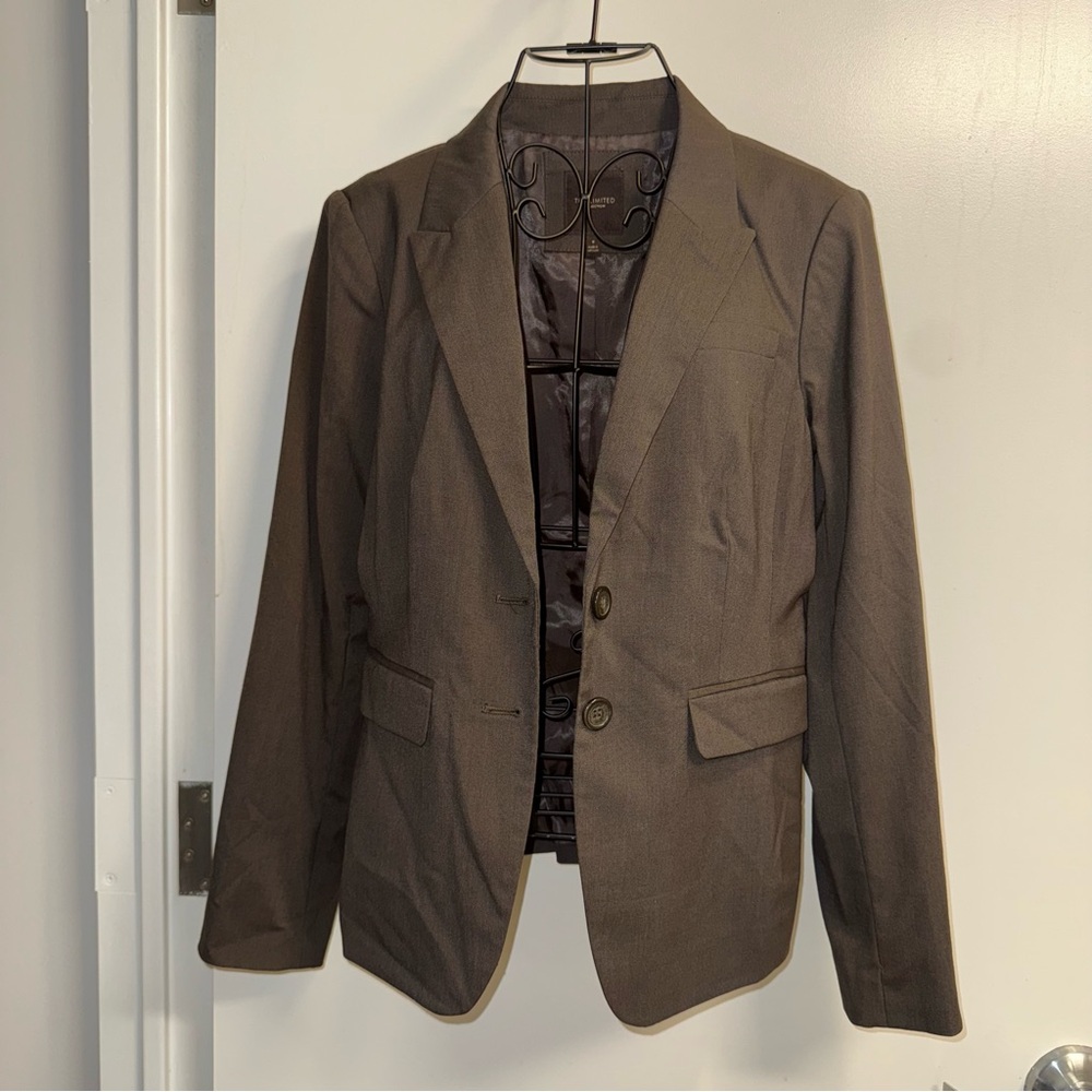 The Limited Blazer Brown